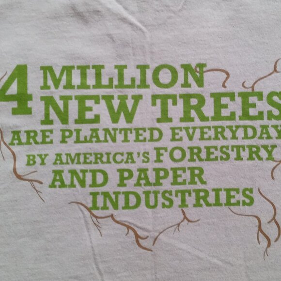 Comfort Colors Tops - 4 Million Trees are Planted Everyday by Industries Sage-green Awareness Tshirt